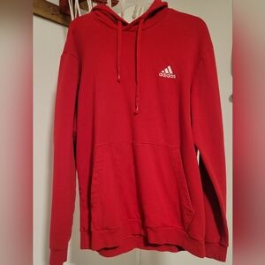 Adidas red XL hoodie